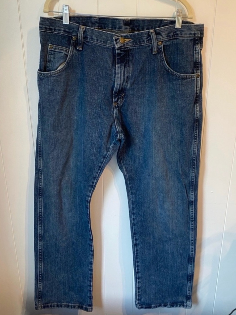 Classic Men's Blue Denim Jeans